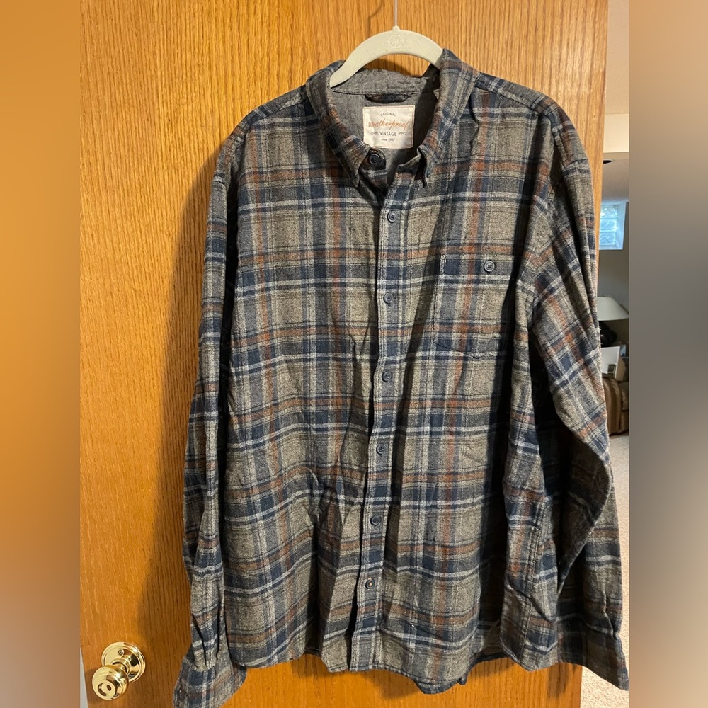 Weatherproof light flannel shirt Sz XXL
